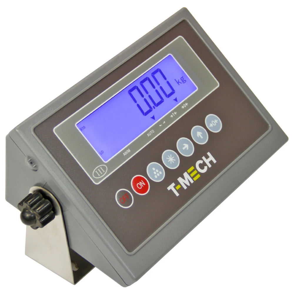 Bilancia Industriale Con Piattaforma 80 x 80cm 3000kg Multifunzione Display LCD