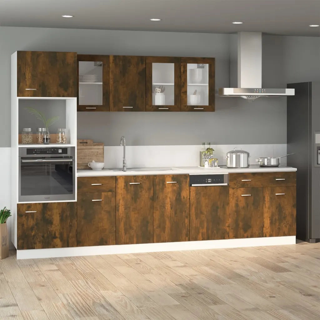 Mobile con Cassetto “Lyon” Rovere Fumo 40x46x81,5 cm 815570