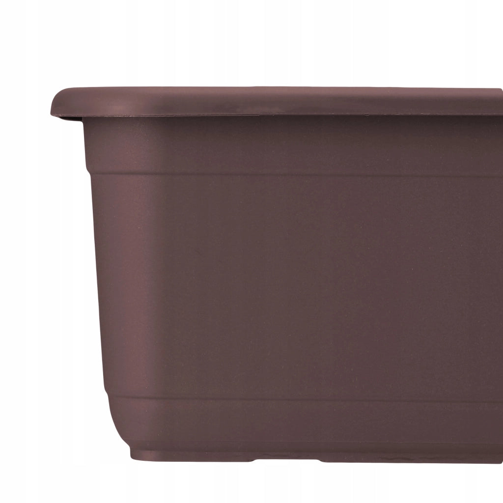 KADAX Fioriera da balcone 40 cm Vaso da fiori da balcone Marrone