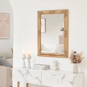 Specchio da Parete Punkalaidun con Cornice Dorata Stile Barocco 80x60 cm Verticale e Orizzontale [en.casa]
