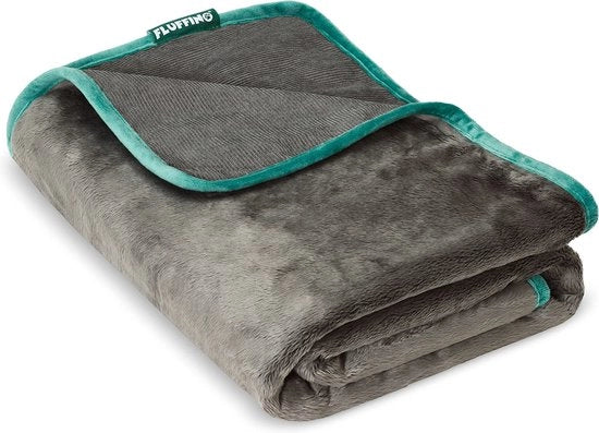 Cuscino per Cani, Coperta Omogeneizzabile, Superficie Alta Qualità, Cappuccio Molto Soffice e Robusto, 150 x 100 cm, Lavabile a 40 °C, Grigio, Cuscino per Cani, Coperta per Letto per Cani di Tutto Taglia