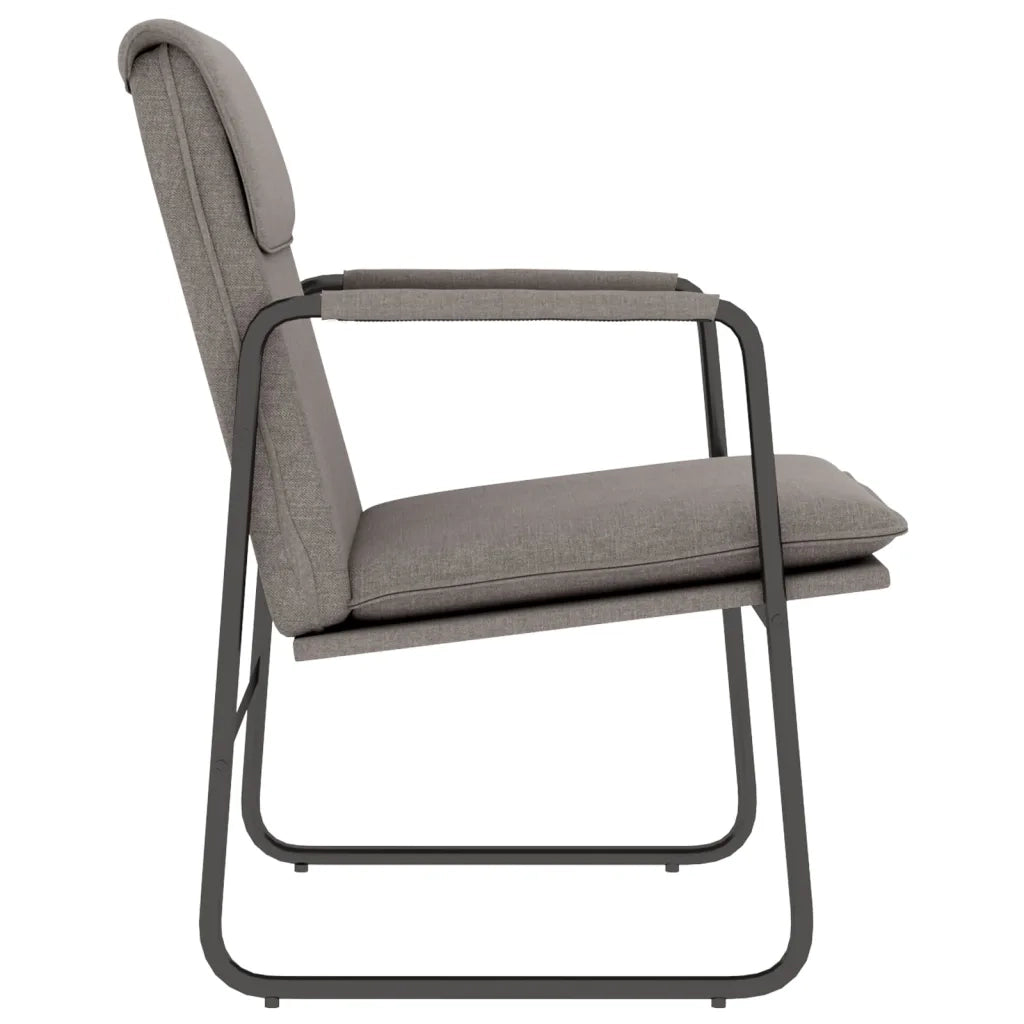 Sedia Lounge Tortora 55x64x80 cm in Tessuto cod mxl 14523