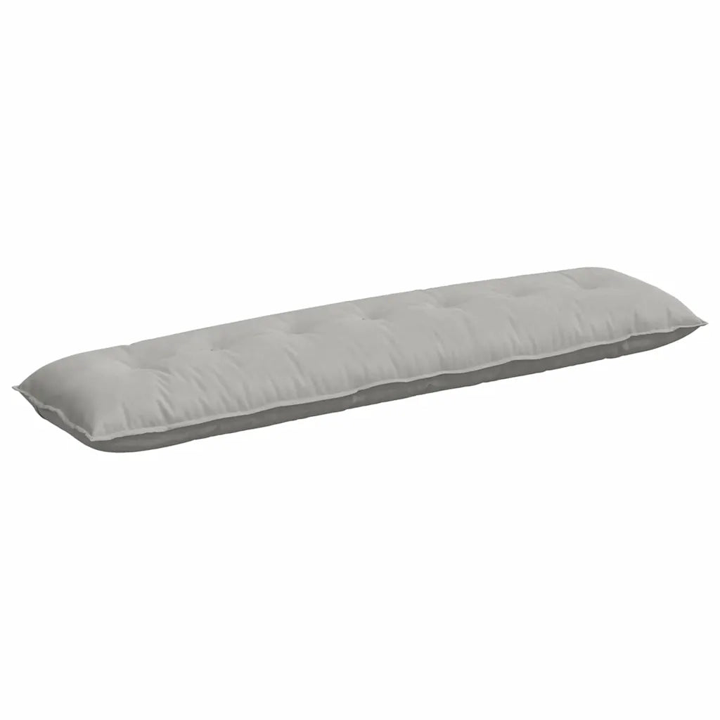 Cuscino per Schiena Grigio chiaro 200 x 50 cm