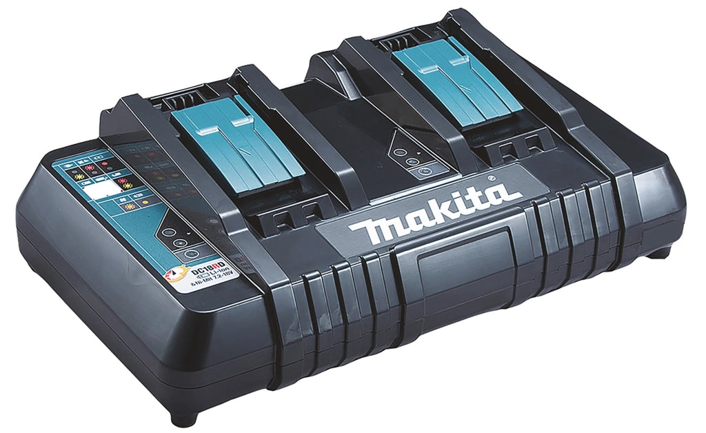 Caricabatterie Doppio Makita DC18RD 196933-6 14,4V / 18V LXT Rapido