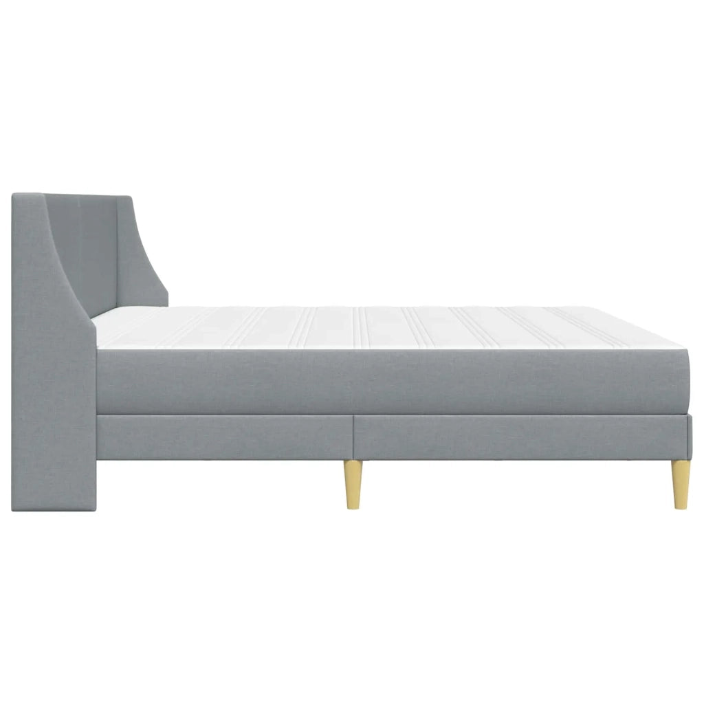 Struttura letto con materasso Grigio chiaro 180 x 200 cm 3415235