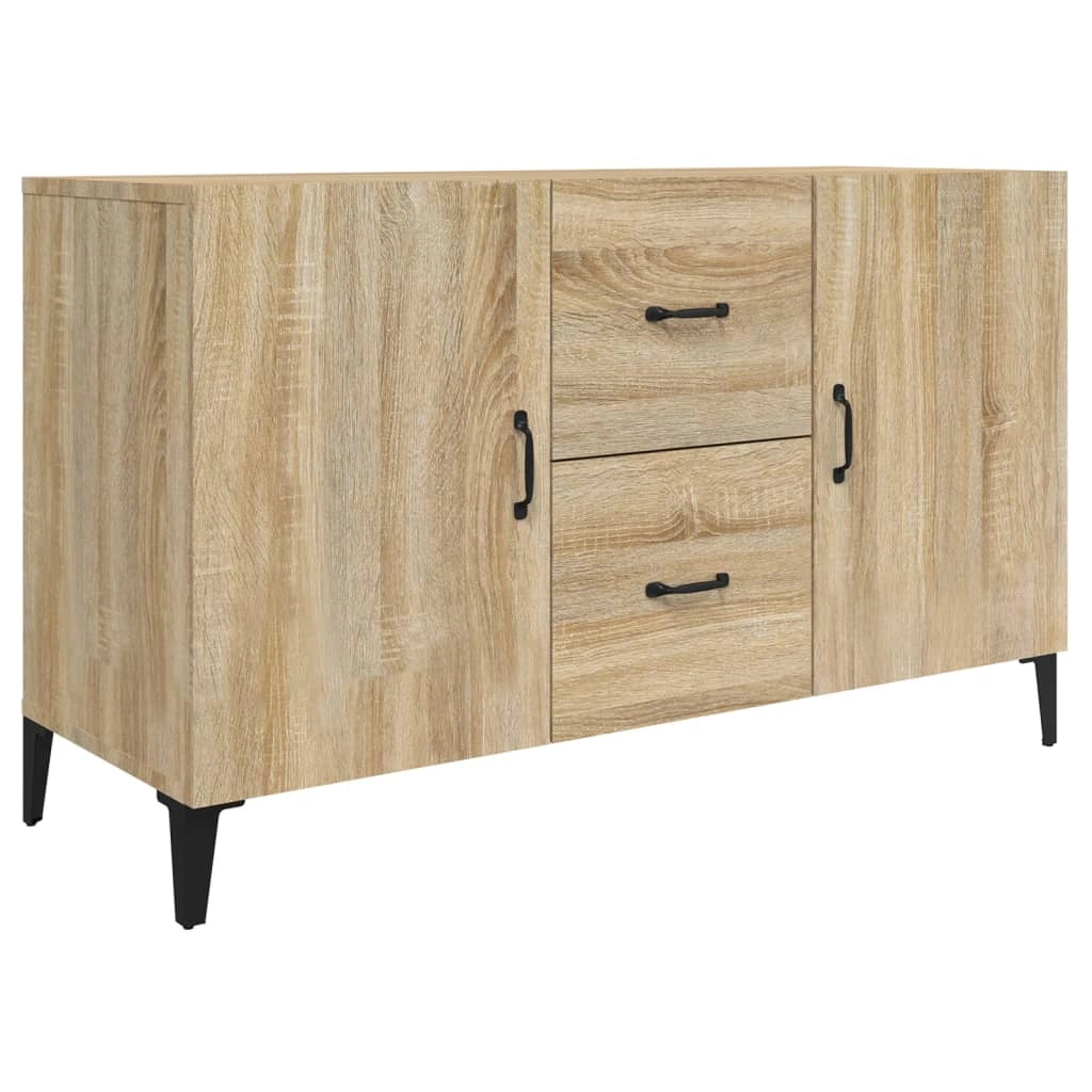 Buffet credenza cassettiera armadio mobile contenitore organizer cucina soggiorno rovere Sonoma 100 x 36 x 60 cm legno ingegnerizzato marrone 02_0031464