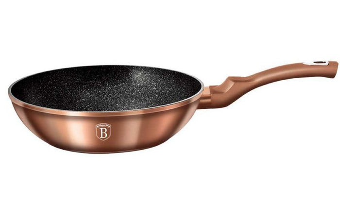 Berlinger Haus BH-1512 Padella Wok in granito oro rosa 28 cm