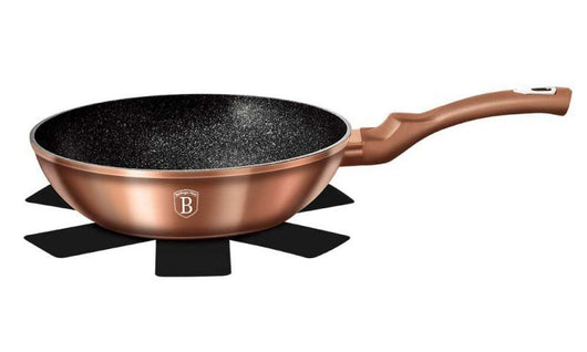 Berlinger Haus BH-1512 Padella Wok in granito oro rosa 28 cm