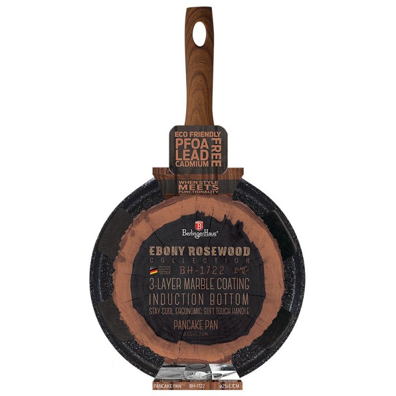 Berlinger haus BH-1722 Teglia per pancake rivestita in granito 25 cm