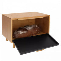 Klausberg KB-7399 Portapane in bambù - Soluzione di stoccaggio ecologica