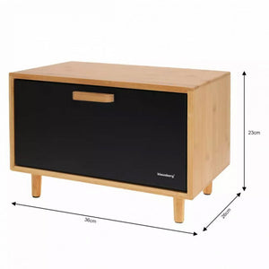 Klausberg KB-7399 Portapane in bambù - Soluzione di stoccaggio ecologica