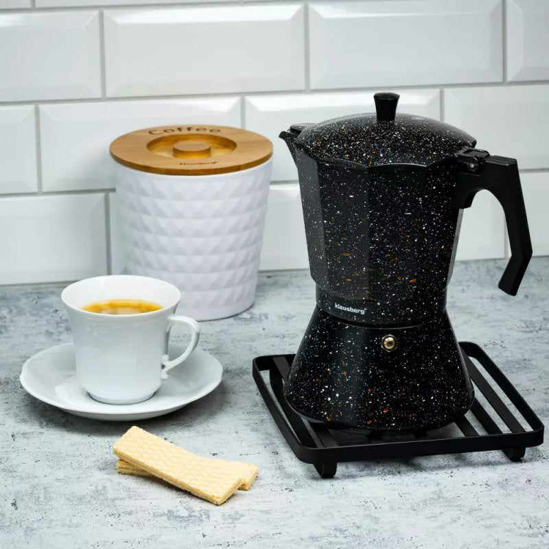 Klausberg KB-7159 Caffettiera a pressione italiana da 6 tazze