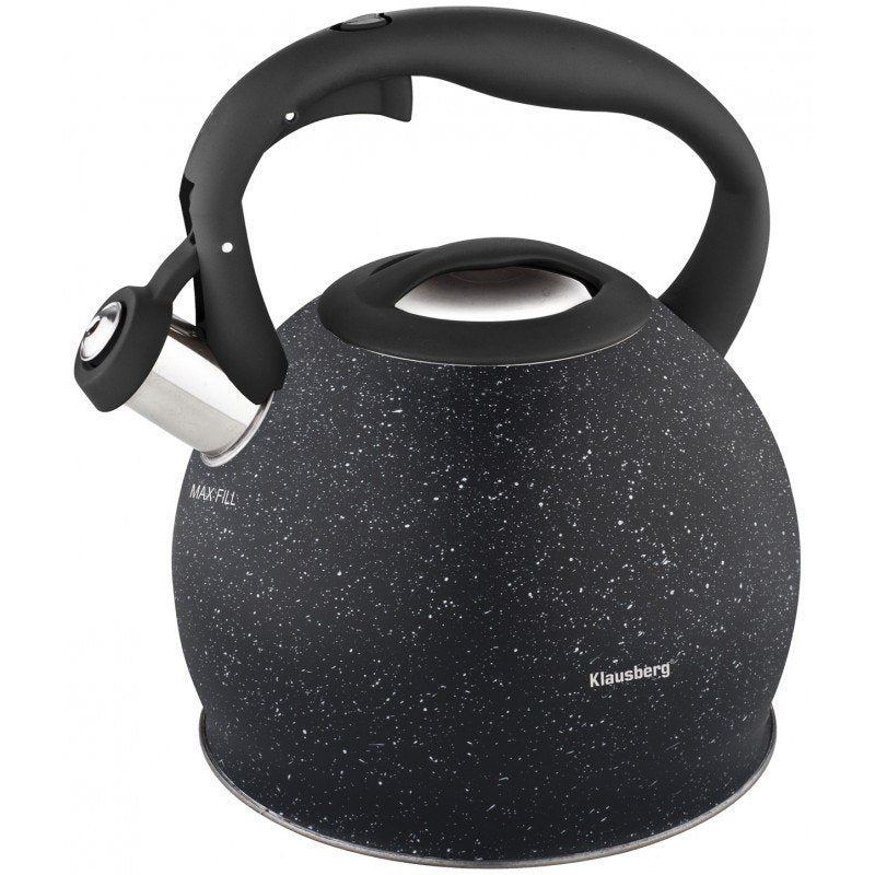 Klausberg KB-7266 Bollitore in marmo con fischio 3L