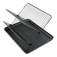 Kinghoff KH-1356 Scolapiatti compatto con vassoio e design pieghevole