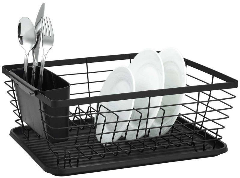 Kinghoff KH-1355 Scolapiatti compatto con portaposate