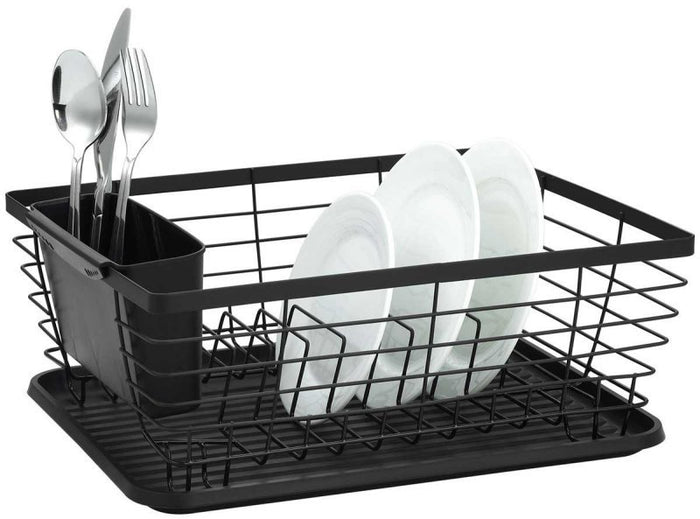 Kinghoff KH-1355 Scolapiatti compatto con portaposate