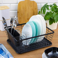 Kinghoff KH-1355 Scolapiatti compatto con portaposate