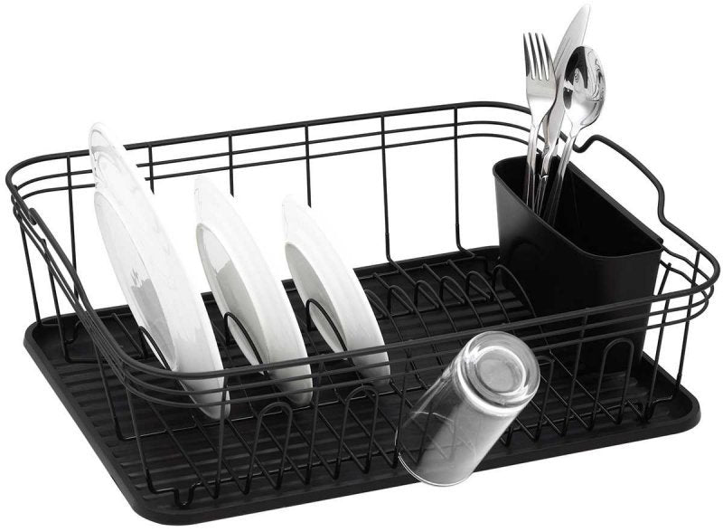 Kinghoff KH-1354 Scolapiatti compatto con portaposate