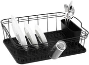 Kinghoff KH-1354 Scolapiatti compatto con portaposate