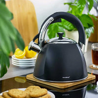 Klausberg KB-7194 Bollitore con fischietto in acciaio inossidabile da 3 litri