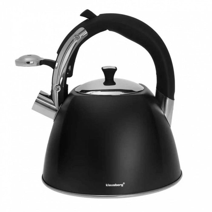 Klausberg KB-7194 Bollitore con fischietto in acciaio inossidabile da 3 litri