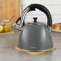 Klausberg KB-7411 Bollitore a fischio in acciaio inossidabile da 2,2 l per tutti i fornelli