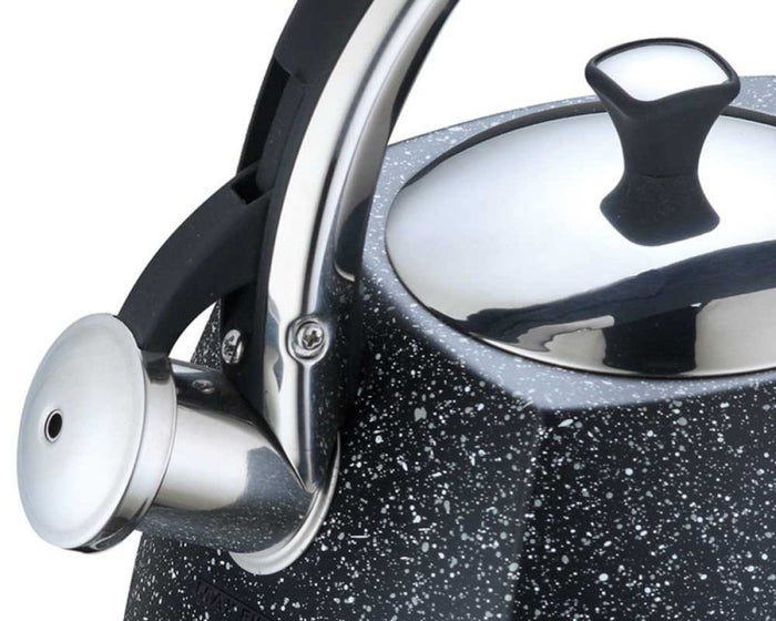 Klausberg KB-7412 Bollitore a fischio in acciaio inossidabile da 2,2 l per tutti i fornelli