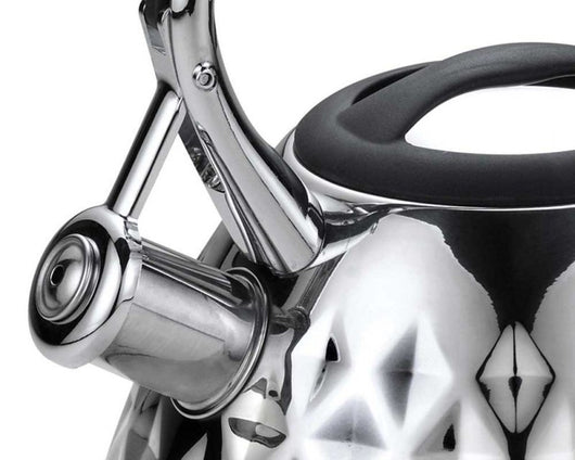 Klausberg KB-7413 Bollitore a fischio in acciaio inossidabile da 3 litri per tutti i fornelli