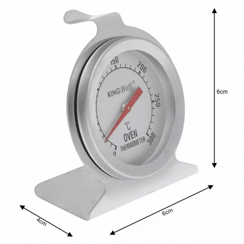 Termometro da forno in acciaio inossidabile Kinghoff KH-3699 con quadrante grande