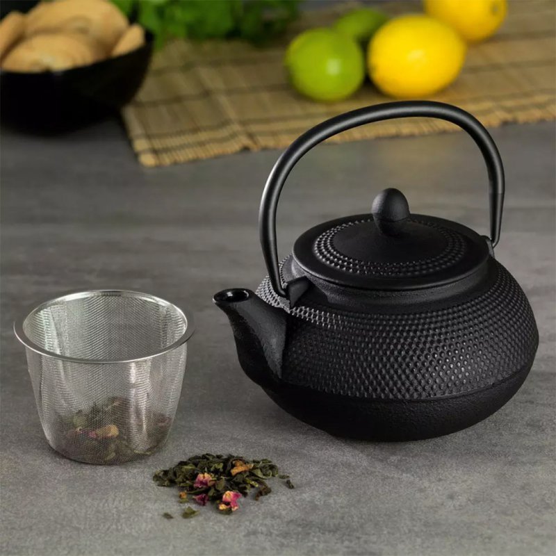 Infusore in ghisa Kinghoff KH-3331 con filtro in acciaio inossidabile da 850 ml