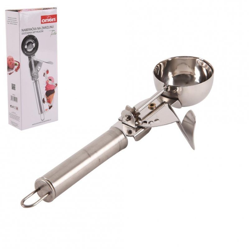 Cucchiaio per gelato Orion da 5 cm in acciaio inox per gelato e altro