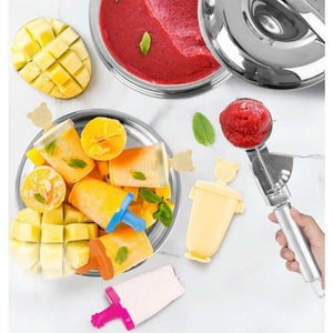 Cucchiaio per gelato Orion da 5 cm in acciaio inox per gelato e altro