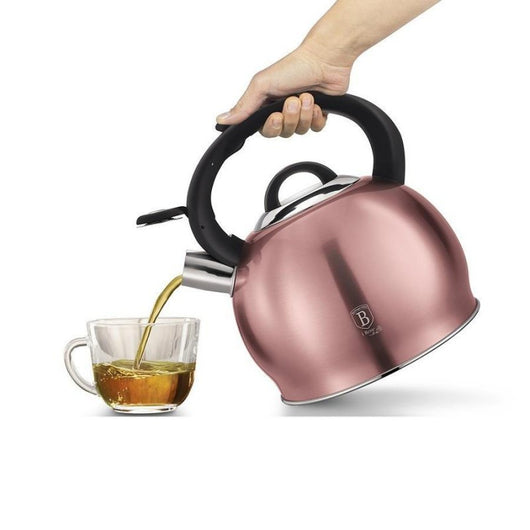 Berlinger haus BH-1077 I-ROSE Classic Whistling Kettle 3L