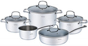 Klausberg KB-7215 Set di pentole in acciaio inossidabile di alta qualità da 9 pezzi