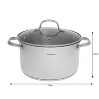 Klausberg KB-7215 Set di pentole in acciaio inossidabile di alta qualità da 9 pezzi