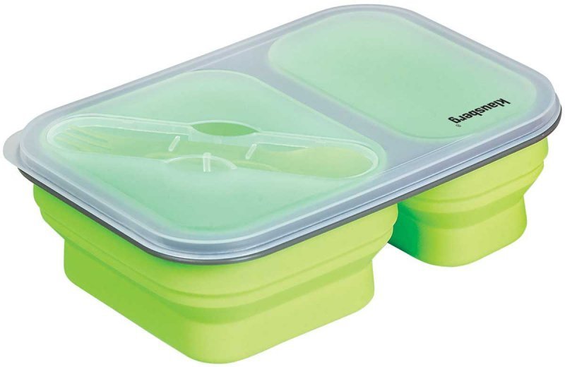 Klausberg KB-7023 Lunch Box in silicone a doppio scomparto