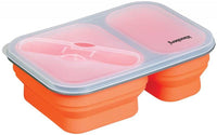 Klausberg KB-7023 Lunch Box in silicone a doppio scomparto