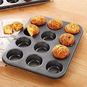 Kinghoff KH-4099 Stampo per muffin per 12 cupcakes