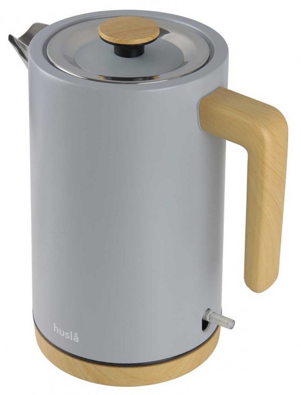 Husla HUSLA BOLLITORE ELETTRICO 1,5L Bollitore in acciaio inossidabile a riscaldamento rapido