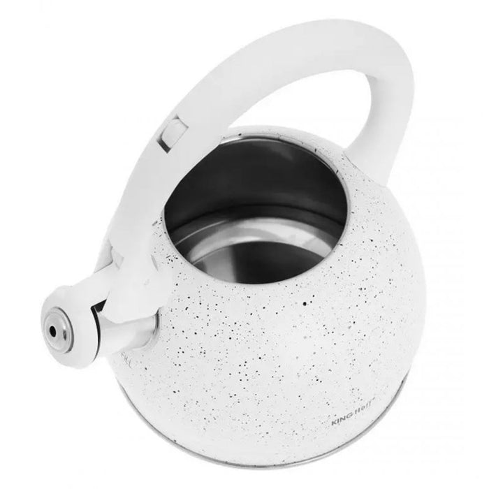 Kinghoff KH-1404 Bollitore con fischietto in marmo da 2 litri
