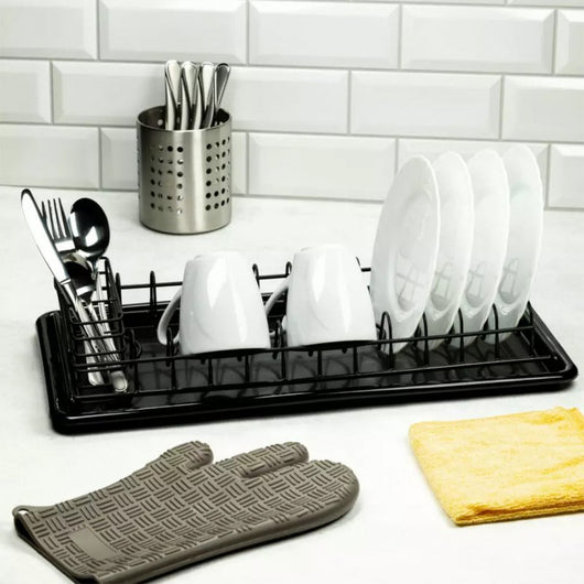 Kinghoff KH-1479 Scolapiatti compatto con portaposate