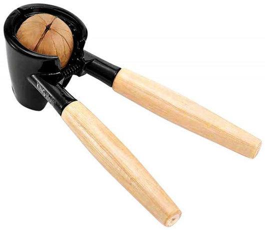 Kinghoff KH-1419 Schiaccianoci per noci di medie dimensioni con manici in legno