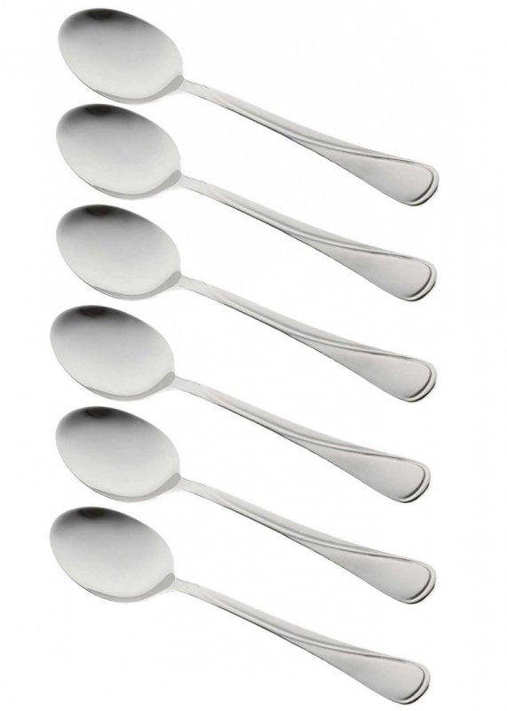 Kinghoff KH-1435 Set di 6 cucchiai da tavola in acciaio inossidabile