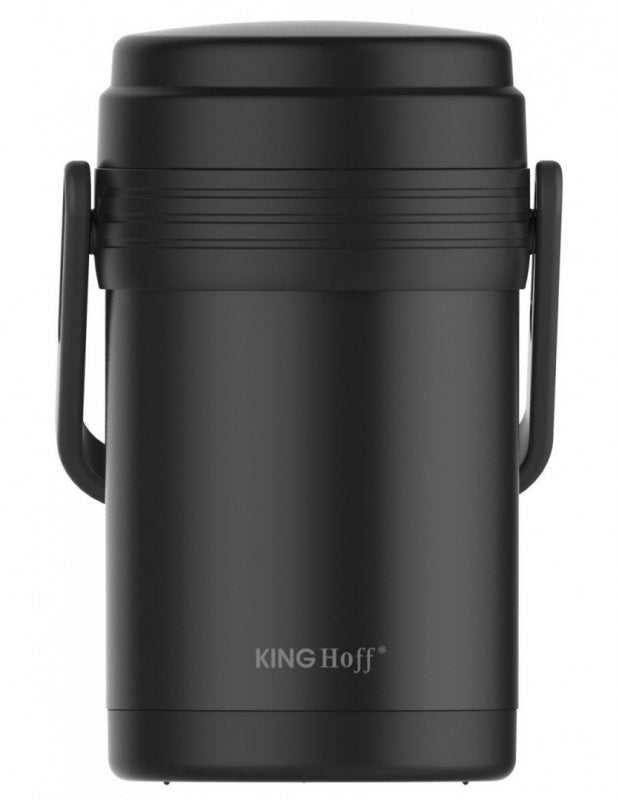 Kinghoff KH-1396 Thermos per il pranzo in acciaio inossidabile da 1,5 l con contenitori