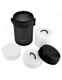 Kinghoff KH-1396 Thermos per il pranzo in acciaio inossidabile da 1,5 l con contenitori