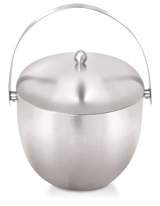 Secchiello per ghiaccio in acciaio inossidabile Kinghoff KH-1492 con coperchio e maniglia