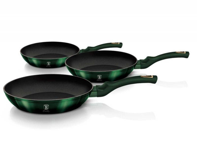 Berlinger haus BH-6168 Set di 3 padelle antiaderenti in titanio
