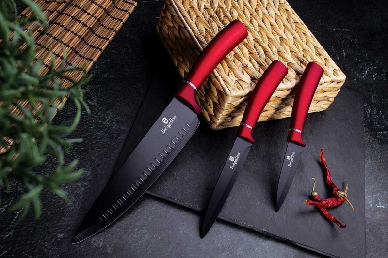 Berlinger haus BH-6162 Set di pentole in granito bordeaux 17 pezzi