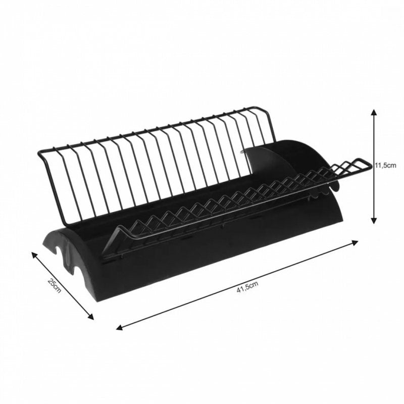 Kinghoff KH-1499 Scolapiatti compatto con portaposate