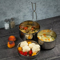 Set mensa da campeggio Kinghoff KH-1373 in acciaio inossidabile